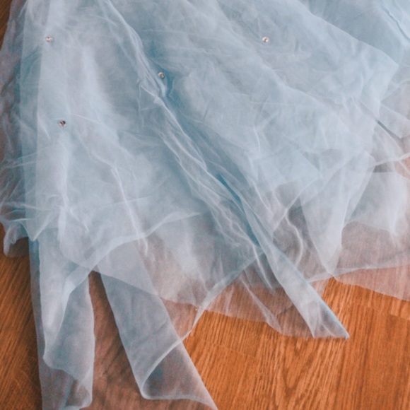 measurements added! ethereal blue ballet skirt ❄️ dance costume - Picture 3 of 7